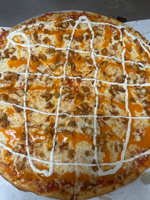 Buffalo Chicken Pizza.