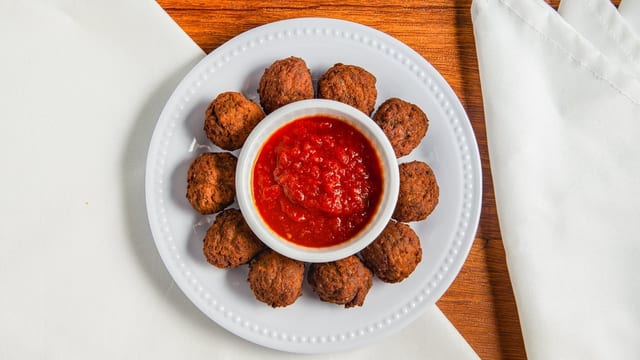 Fried Meatballs.