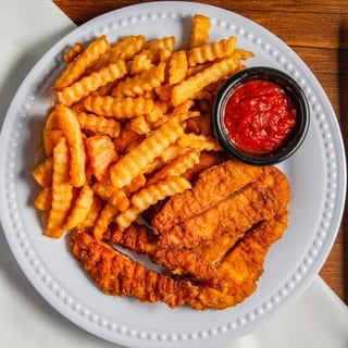 Chicken Nuggets with Fries