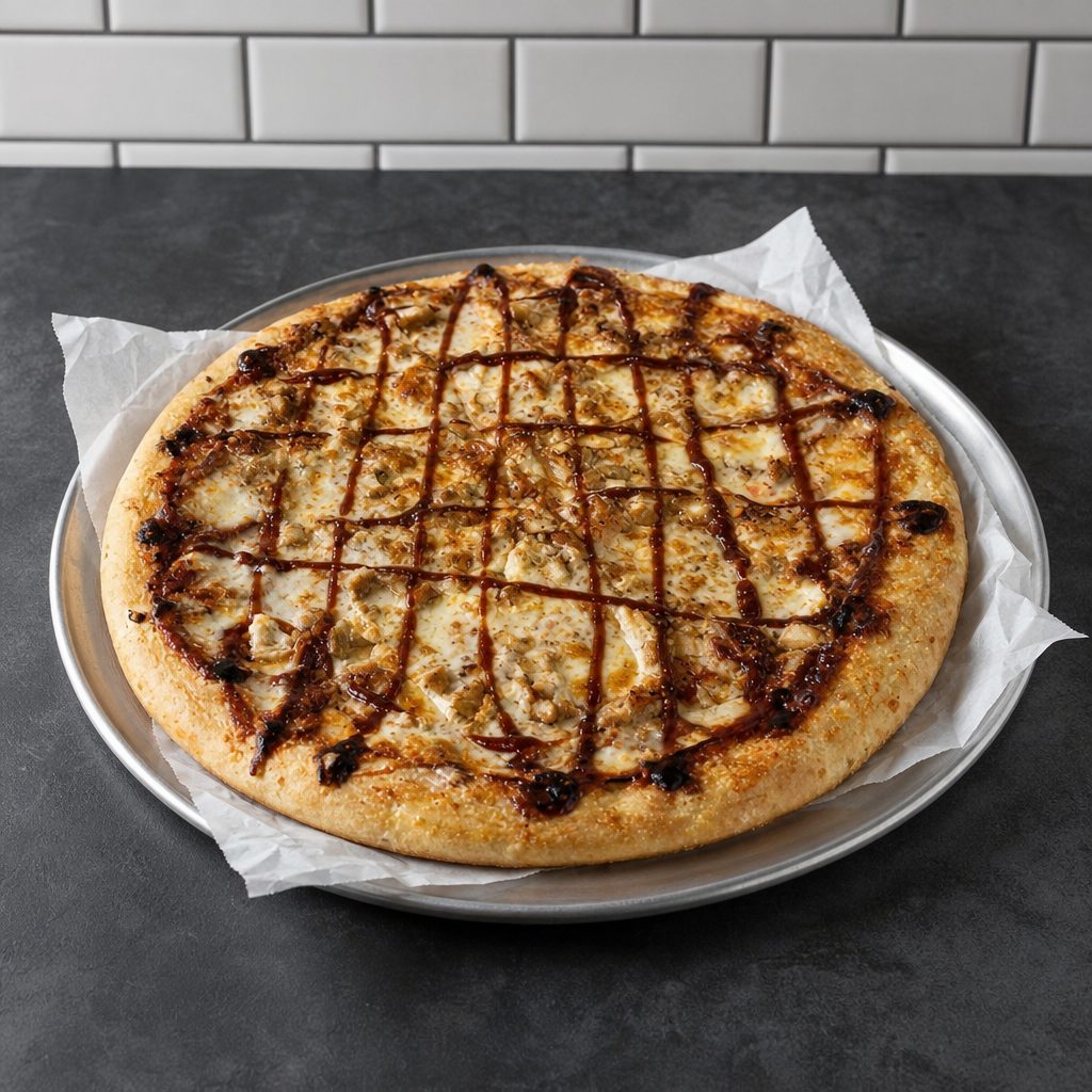 BBQ Chicken Pizza.