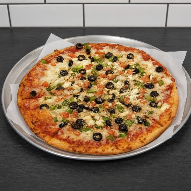 Sicilian Deluxe Pizza.