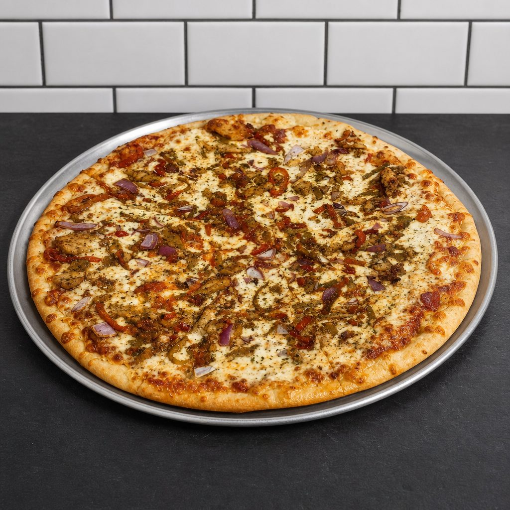 Chicken Fajita Pizza.