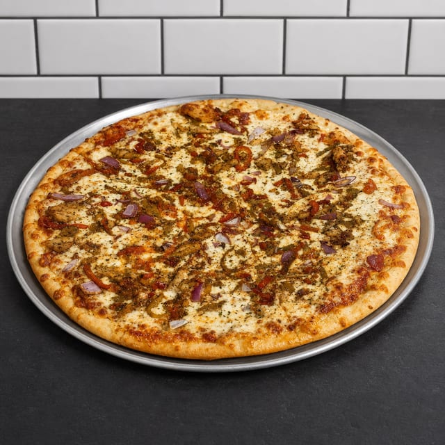 Chicken Fajita Pizza.