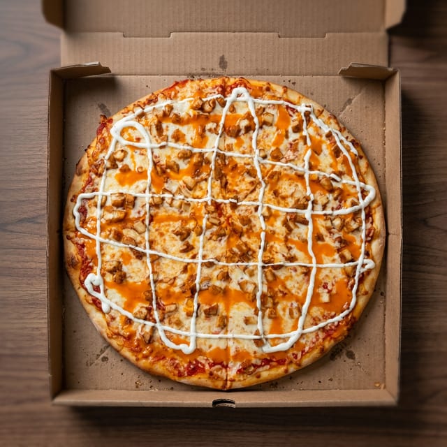 Buffalo Chicken Pizza.
