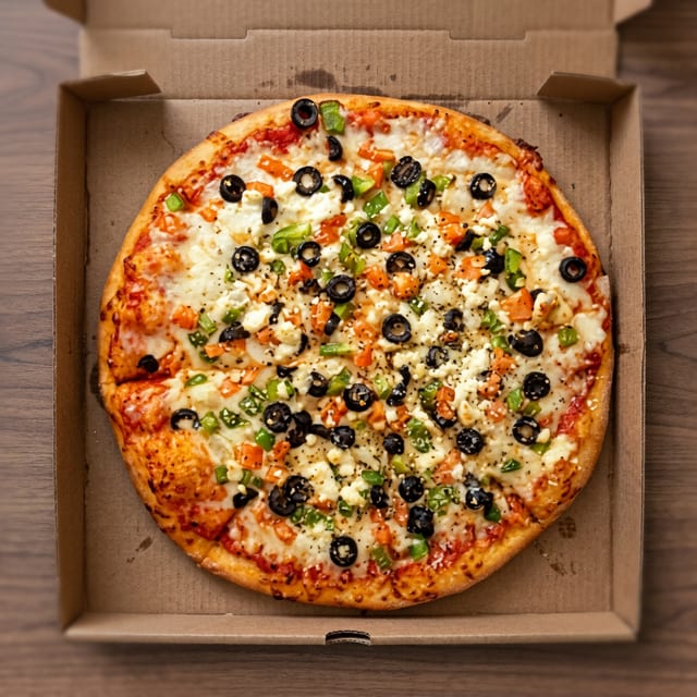 Sicilian Deluxe Pizza.